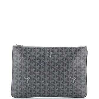 Goyard Senat Zip Pouch Coated Canvas MM