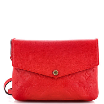 Louis Vuitton Twice Handbag Monogram Empreinte Leather