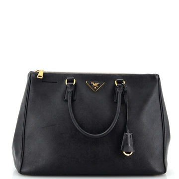 Prada Galleria Double Zip Tote Saffiano Leather Large