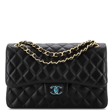Chanel Classic Double Flap Bag Quilted Lambskin Jumbo