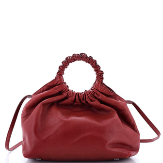 The Row Double Circle Bag Leather Medium