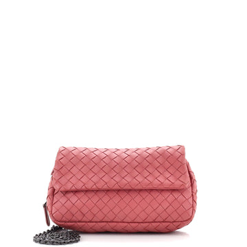 Bottega Veneta Expandable Chain Crossbody Bag Intrecciato Nappa Small