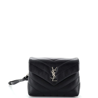 Saint Laurent Loulou Shoulder Bag Matelasse Chevron Leather Toy