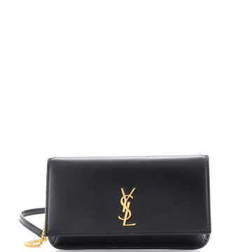 Saint Laurent Classic Monogram Phone Holder Shoulder Bag Leather