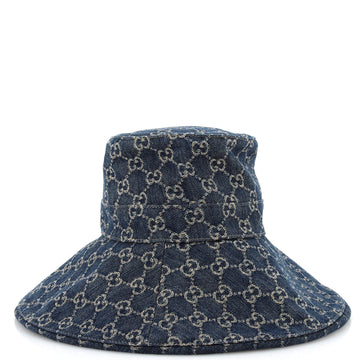 Gucci Wide Brim Hat GG Denim
