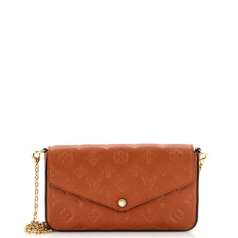 Louis Vuitton Felicie Pochette Monogram Empreinte Leather