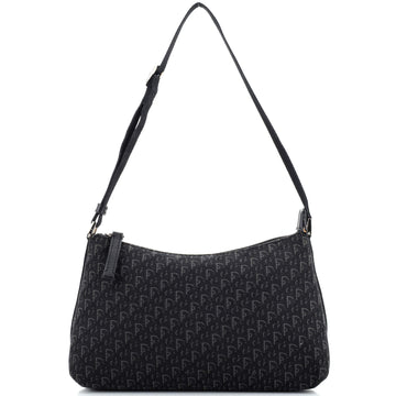 Christian Dior Vintage Trotter Pochette Shoulder Bag Diorissimo Canvas Small