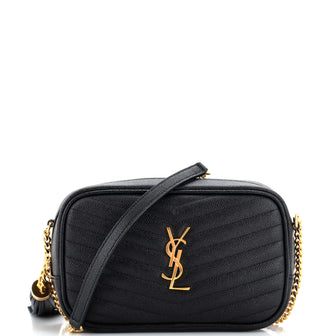 Saint Laurent Lou Camera Bag Matelasse Chevron Leather Mini