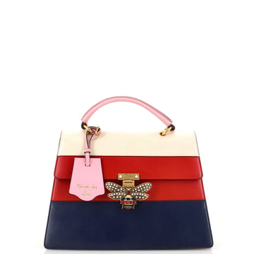 Gucci Queen Margaret Top Handle Bag Colorblock Leather Large