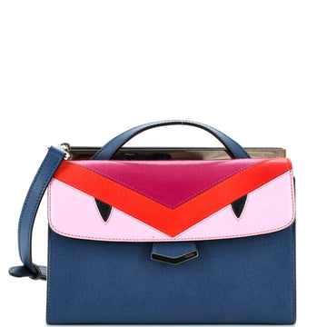 Fendi Demi Jour Monster Satchel Leather