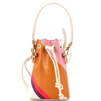 Fendi Mon Tresor Bucket Bag Leather Mini
