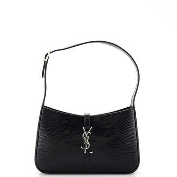 Saint Laurent Le 5 a 7 Hobo Lizard Small