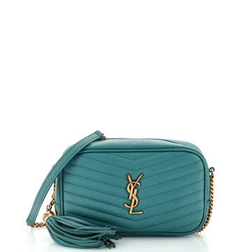Saint Laurent Lou Camera Bag Matelasse Chevron Leather Mini
