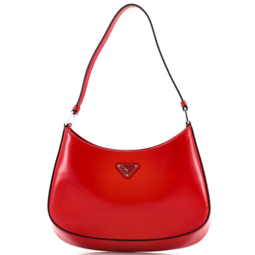 Prada Cleo Shoulder Bag Spazzolato Leather Medium