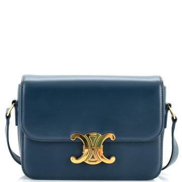 Celine Triomphe Shoulder Bag Smooth Calfskin Teen