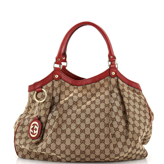 Gucci Sukey Tote GG Canvas Large