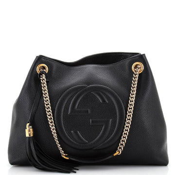 Gucci Soho Chain Strap Shoulder Bag (Outlet) Leather Medium
