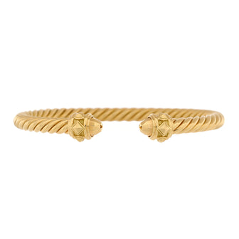 David Yurman Renaissance Cable Bracelet 18K Yellow Gold 5mm