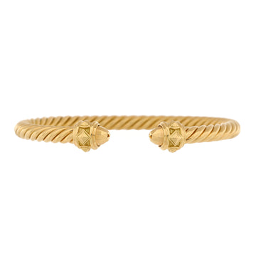 David Yurman Renaissance Cable Bracelet 18K Yellow Gold 5mm