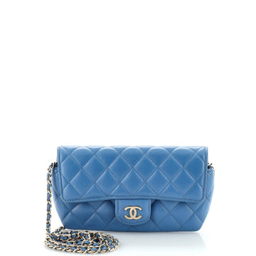 Chanel Classic Sunglasses Case with Chain Quilted Caviar