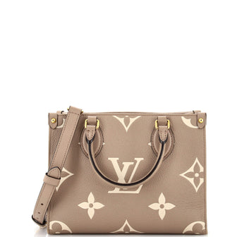 Louis Vuitton OnTheGo Tote Bicolor Monogram Empreinte Giant PM