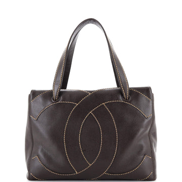 Chanel CC Stitch Tote Caviar Large