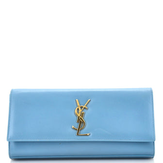 Saint Laurent Classic Monogram Clutch Leather Long