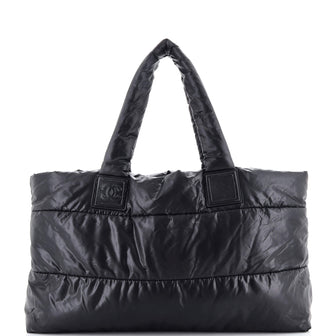 Chanel Coco Cocoon Reversible Tote Quilted Nylon Large