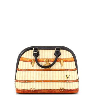 Louis Vuitton Alma Handbag Limited Edition Time Trunk Canvas PM