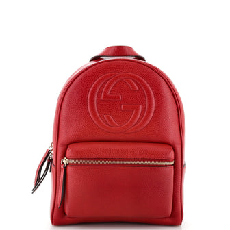 Gucci Soho Chain Backpack Leather