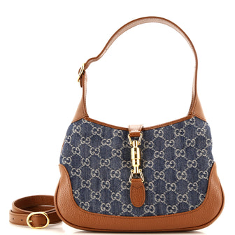 Gucci Jackie 1961 Hobo GG Denim Small