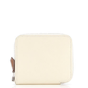 Hermes Azap Zip Around Wallet Silk'in Epsom Compact