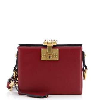 Christian Dior Dioraddict Lockbox Bag Leather Small