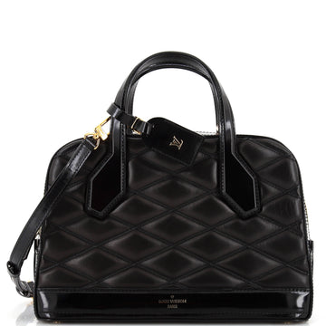 Louis Vuitton Dora Handbag Malletage Leather PM