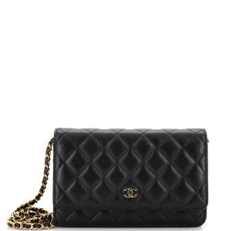 Chanel Wallet on Chain Quilted Caviar
