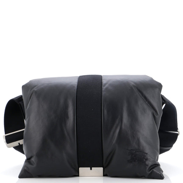 Burberry Pillow Messenger Bag Embroidered Padded Leather 278669