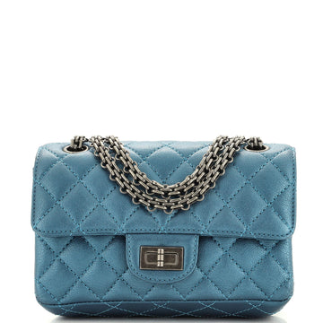 Chanel Reissue 2.55 Flap Bag Quilted Metallic Calfskin Mini