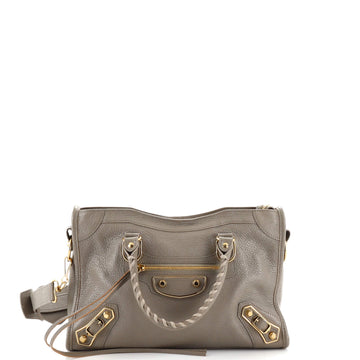 Balenciaga City Classic Metallic Edge Bag Leather Small