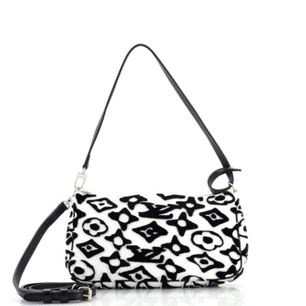 Louis Vuitton Pochette Accessoires NM Limited Edition Urs Fischer Tufted Monogram Canvas