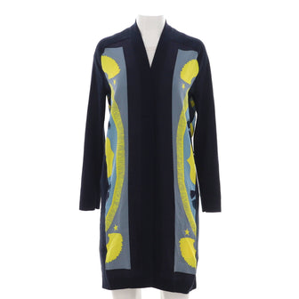 Hermes Women's Twillaine Long Cardigan Cashmere and Silk