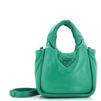 Prada Padded Soft Tote Leather Mini