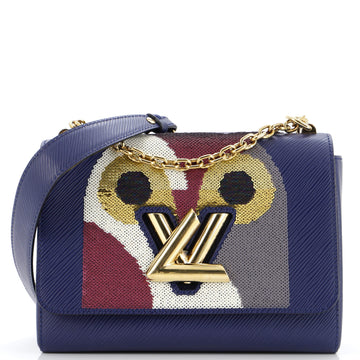 Louis Vuitton Twist Handbag Epi Leather with Sequins MM