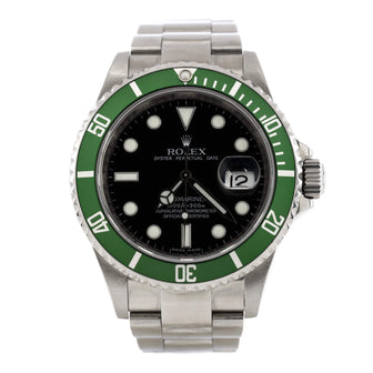 Rolex Oyster Perpetual Submariner Kermit Date Automatic Watch Stainless Steel 40