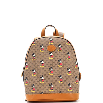Gucci Disney Mickey Mouse Backpack Printed Mini GG Coated Canvas Small