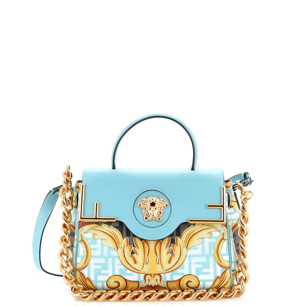 ラッシェンド　ベルフティ Versace x Fendi Fendace La Medusa Top Handle Bag Printed 27866977