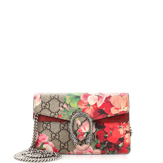 Gucci Dionysus Bag Blooms Print GG Coated Canvas Super Mini