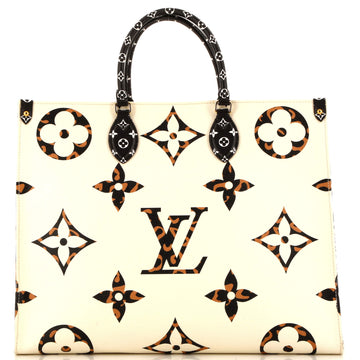 Louis Vuitton OnTheGo Tote Limited Edition Jungle Monogram Giant GM