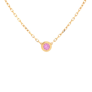 Cartier Cartier D'Amour 1 Pink Sapphire Necklace 18K Rose Gold