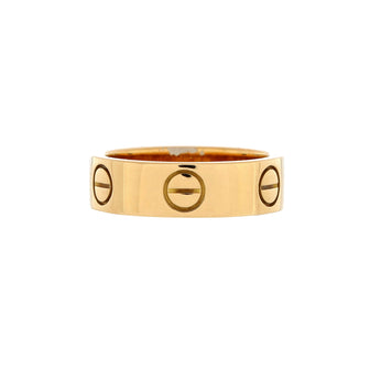 Cartier Love Band Ring 18K Yellow Gold