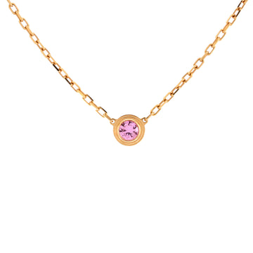 Cartier Cartier D'Amour 1 Pink Sapphire Necklace 18K Rose Gold